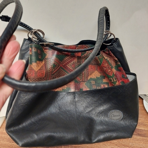 Chenson Synthetic Hobo Tote Bag with Aztec Flare - Picture 6 of 15